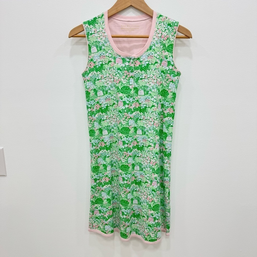 The Beaufort Bonnet Company Nightgown 100% Pima Cotton Henley sleeveless Sz XS
